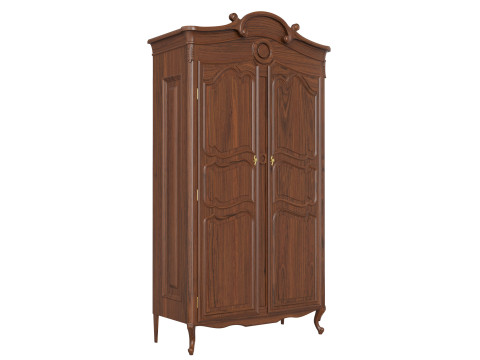 Wardrobe in classic style 1200 3D 模型