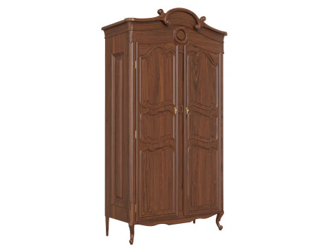 Wardrobe in classic style 1200 3D Model