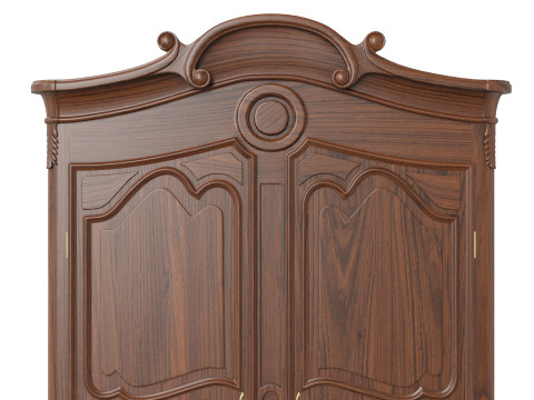 Wardrobe in classic style 1200 3D 模型