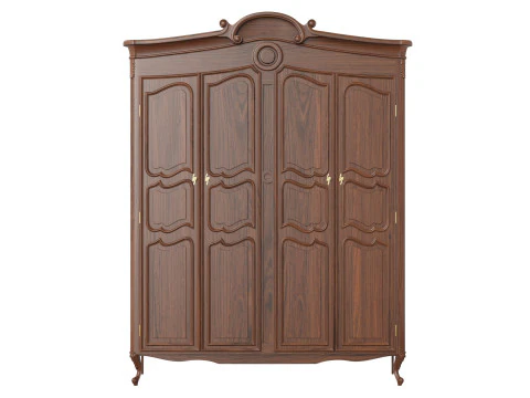 Szafa w stylu klasycznym 1400 Model 3D