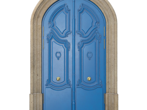 Entrance classic door 128 3Dモデル
