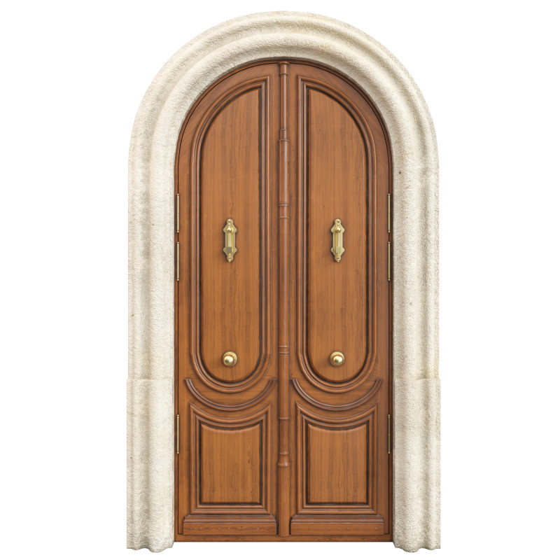 Entrance classic door 129 3D-Modell .c4d .max .obj .3ds .fbx .stl .blend 