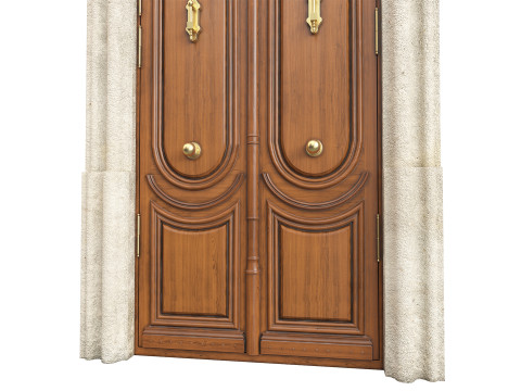Entrance classic door 129 3D-Modell