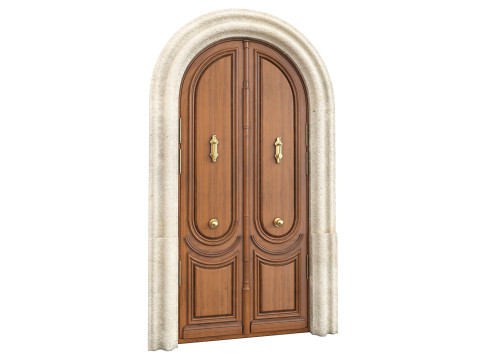 Entrance classic door 129 3D-Modell