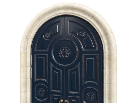 Entrance classic door 130 3D 모델