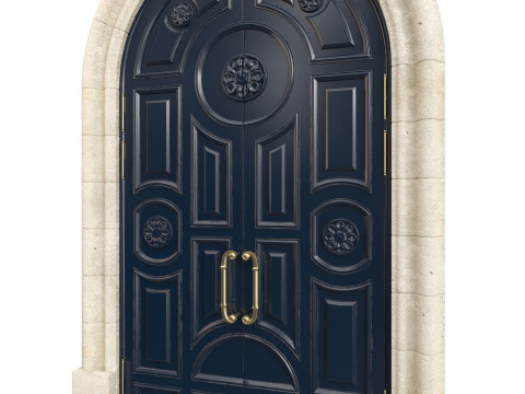 Entrance classic door 130 3D 모델