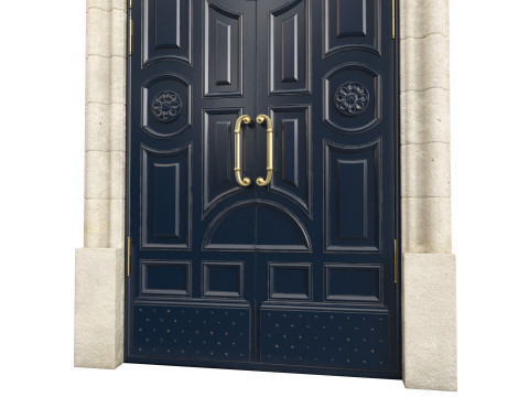 Entrance classic door 130 3D 모델