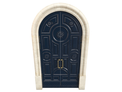 Entrance classic door 130 3D 모델