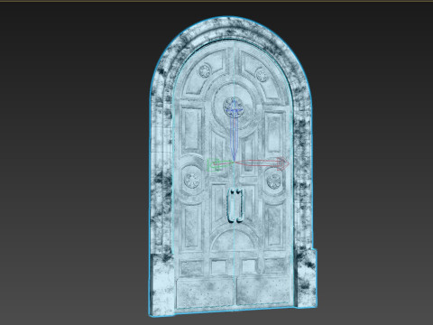 Entrance classic door 130 3D 모델