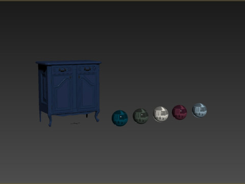 Chest of drawers S 750 3Dモデル