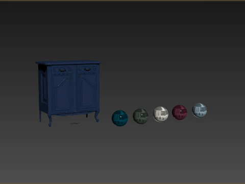 Chest of drawers S 750 3D Model