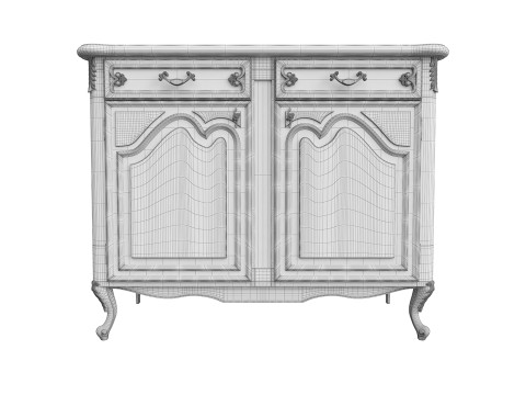 Chest of drawers S 1200 3D 模型