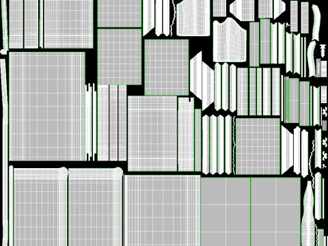 Chest of drawers S 1200 3D Model