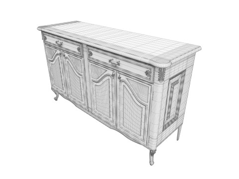 Chest of drawers S 1400 3D Model
