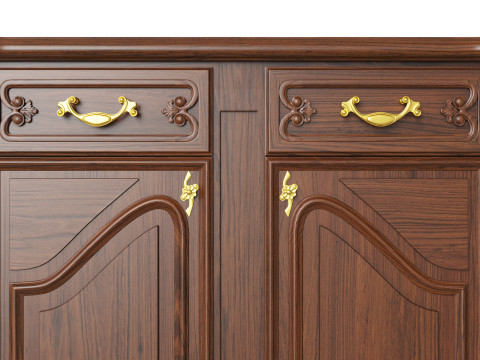 Classic Chest of Drawers 750 3Dモデル
