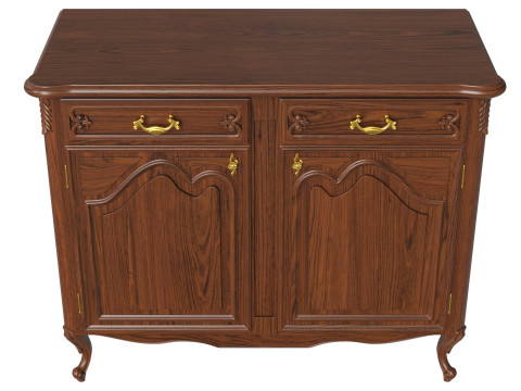 Classic Chest of Drawers 1200 3D Model