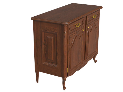 Classic Chest of Drawers 1200 3D Model