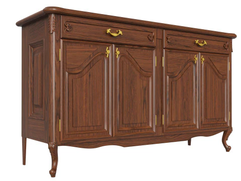 Classic Chest of Drawers 1400 3D Model