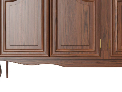 Classic Chest of Drawers 1400 3D Model