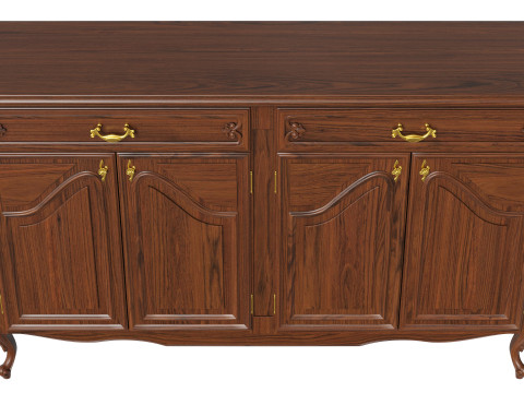 Classic Chest of Drawers 1400 Modelo 3D