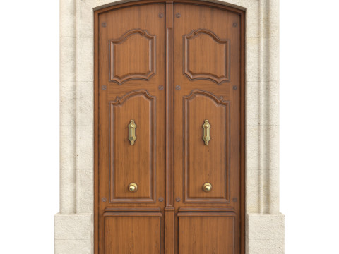 Entrance classic door 131 3D Model