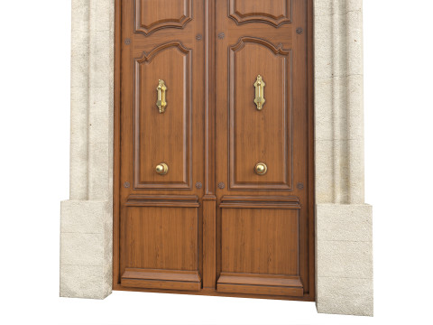 Entrance classic door 131 3D-Modell