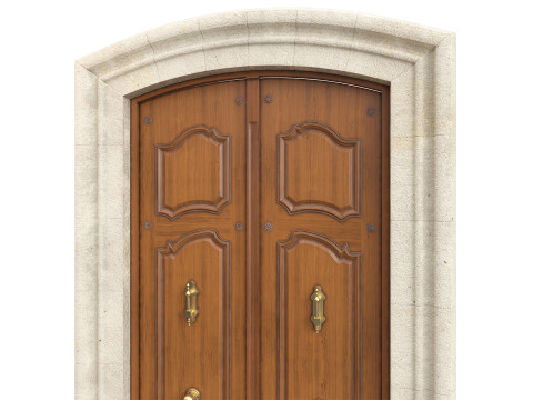 Entrance classic door 131 3D-Modell