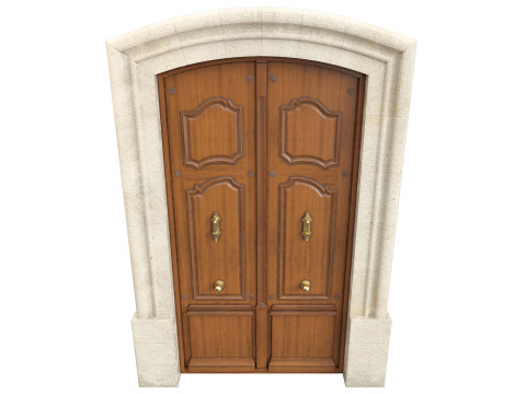 Entrance classic door 131 3D-Modell