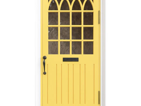 Porta d'ingresso classica 132 Modello 3D