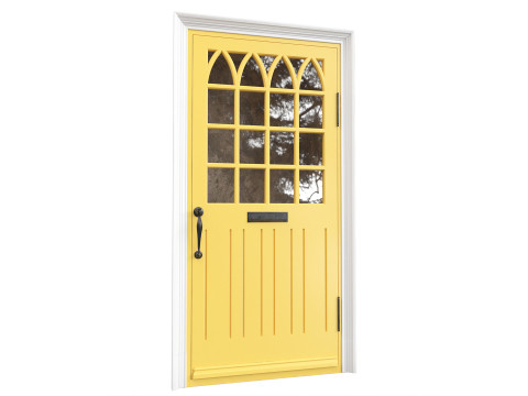 Entrance classic door 132 3D Model