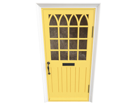 Entrance classic door 132 3D Model