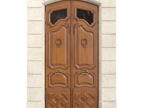 Entrance classic door 133 3D Model