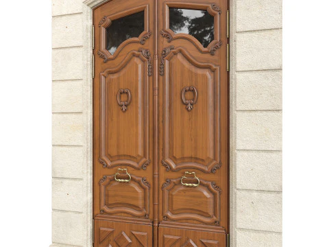 Entrance classic door 133 3D Model