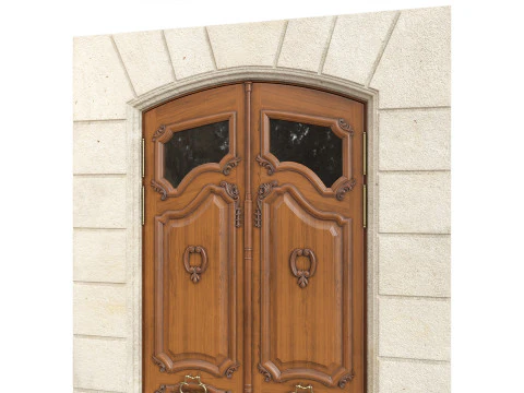 Entrance classic door 133 3D Model