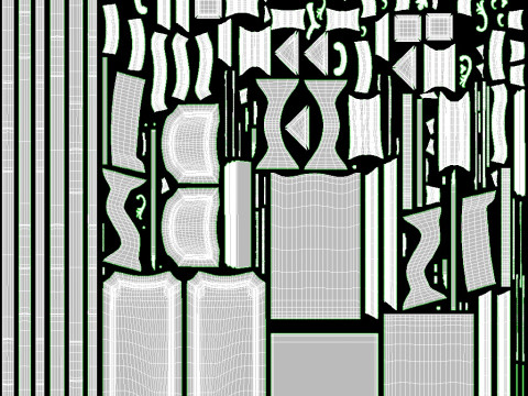 Entrance classic door 133 3D Model