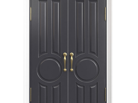 Entrance classic door 134 3D Модель