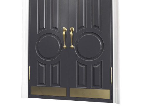 Entrance classic door 134 3D Модель