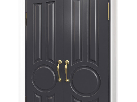 Entrance classic door 134 3D Модель
