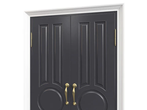 Entrance classic door 134 3D Model