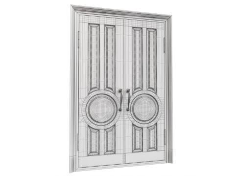 Entrance classic door 134 3D Модель