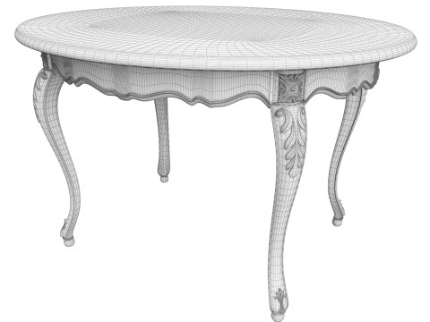 Table S Modèle 3D