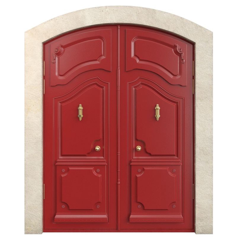 Entrance classic door 136 3D 모델 .c4d .max .obj .3ds .fbx .stl .blend 