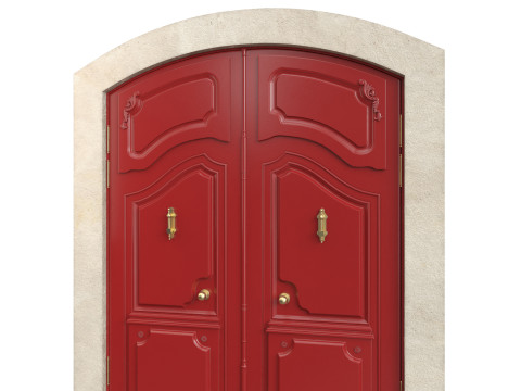 Entrance classic door 136 3D 모델