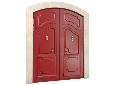 Entrance classic door 136 3D 모델