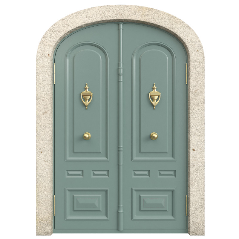 Entrance classic door 137 Model 3D .c4d .max .obj .3ds .fbx .stl .blend 