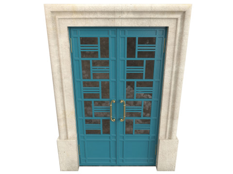 Entrance classic door 138 3D-Modell