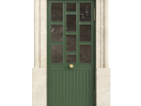 Entrance classic door 139 3D Model