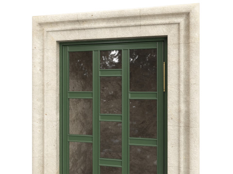 Entrance classic door 139 3D मॉडल
