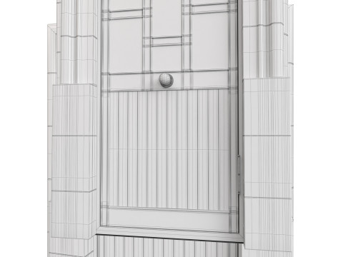 Entrance classic door 139 3D मॉडल