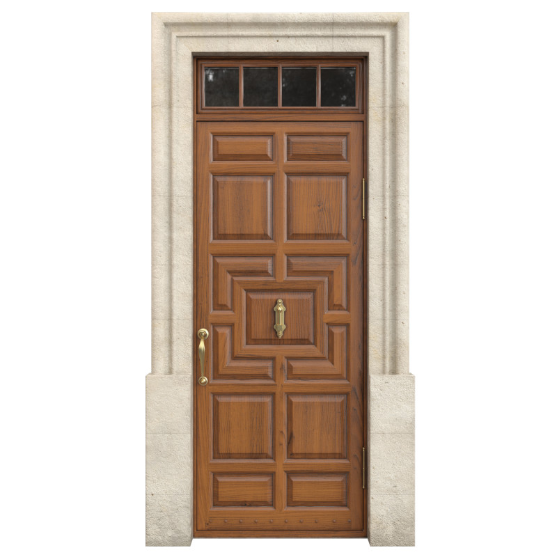 Entrance classic door 140 3D-Modell .c4d .max .obj .3ds .fbx .stl .blend 